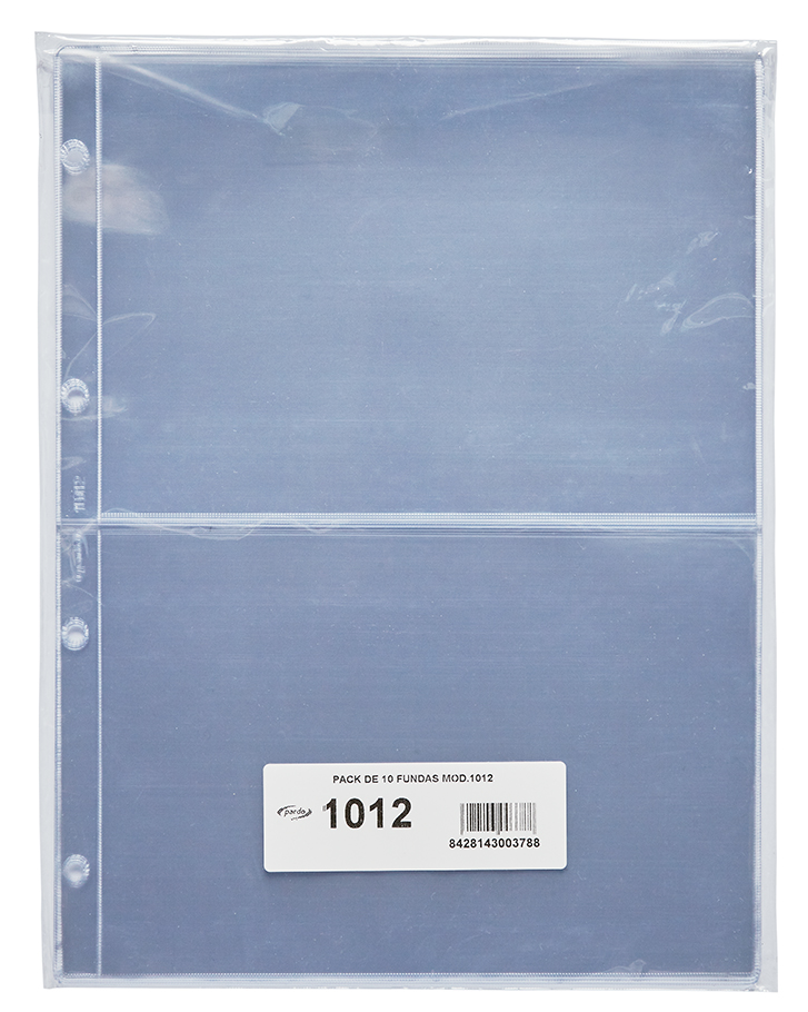 Funda protectora tamaño folio de 2 departamentos